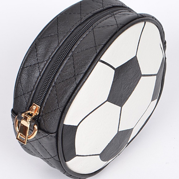 Soccer Ball round Clutch Bag - Picture 4 of 4